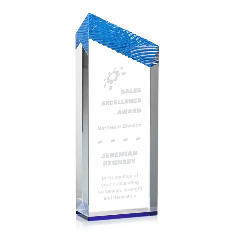 Haverhill Optical Crystal Award - Deep Etch #4