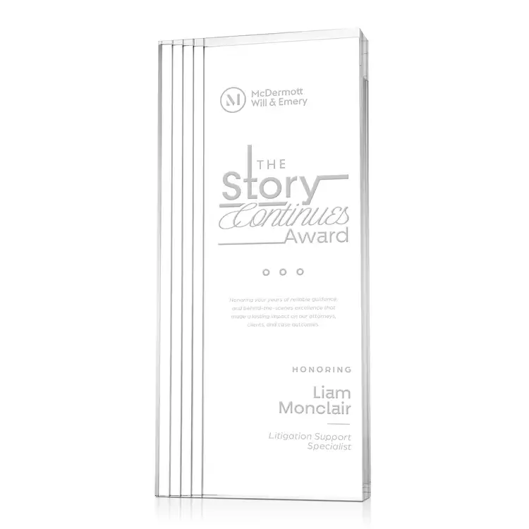 Haverton Award - Acrylic - Engraved #4