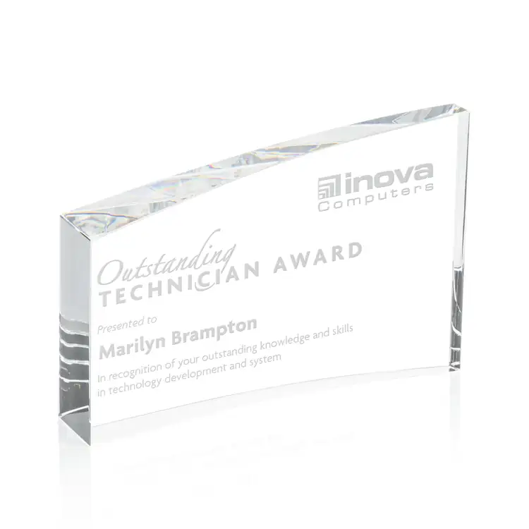 Trophée Hayes en cristal optique #2