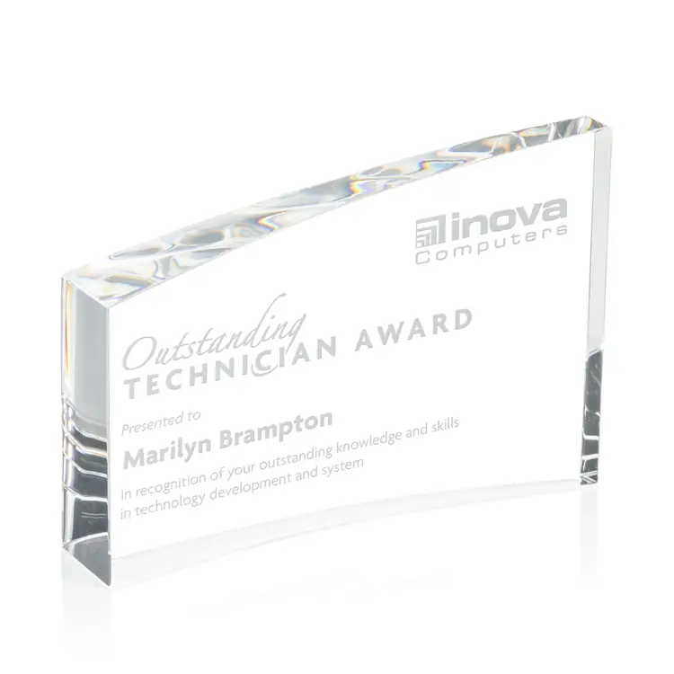 Trophée Hayes en cristal optique #3