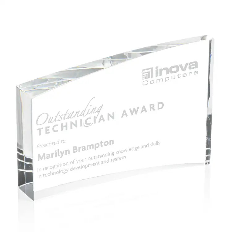 Trophée Hayes en cristal optique #4