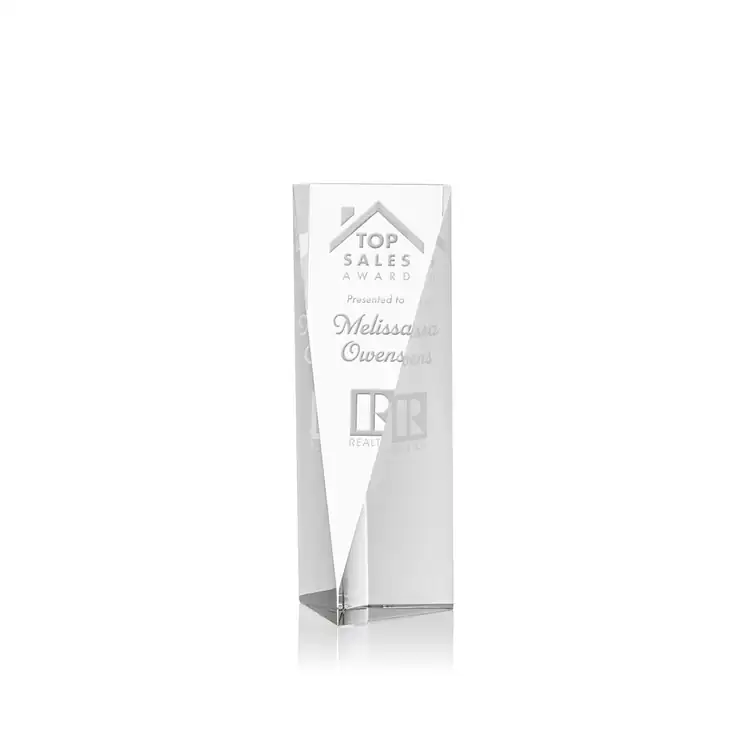 Henderson Optical Crystal Award - Deep Etch #2