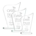 Trophée Hepscott en cristal Starfire - Gravure