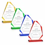 Trophée Hillmont en cristal Starfire - Gravure