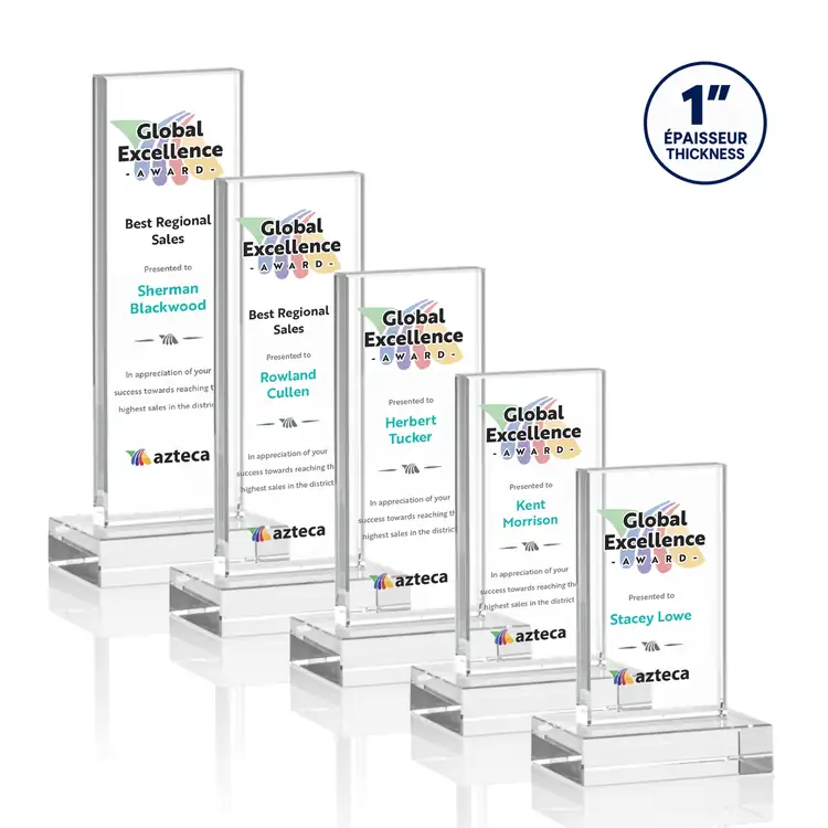 Holmes Starfire Crystal Award - Multicolor