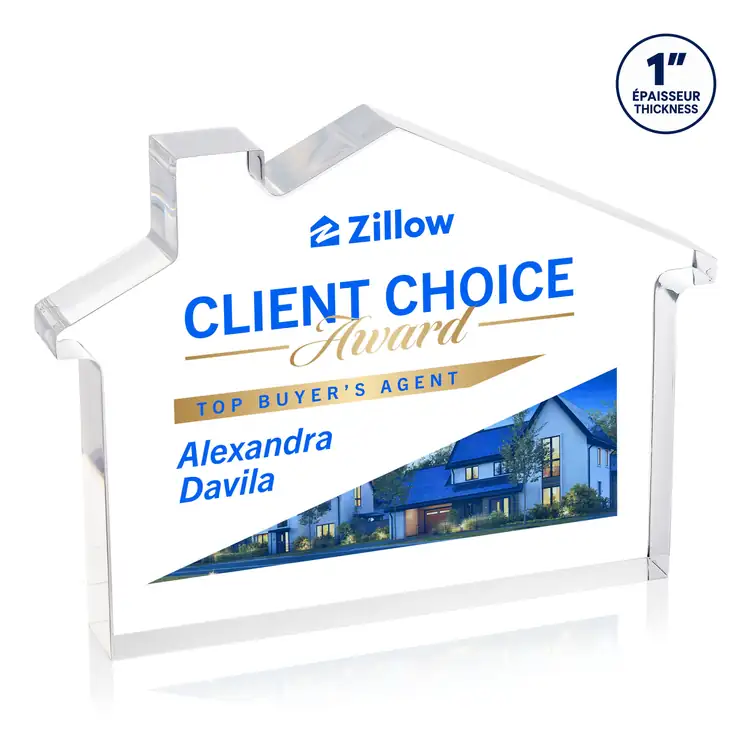 Homestyle Acrylic Award - House - Multicolor #2