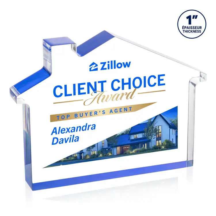 Homestyle Acrylic Award - House - Multicolor #3
