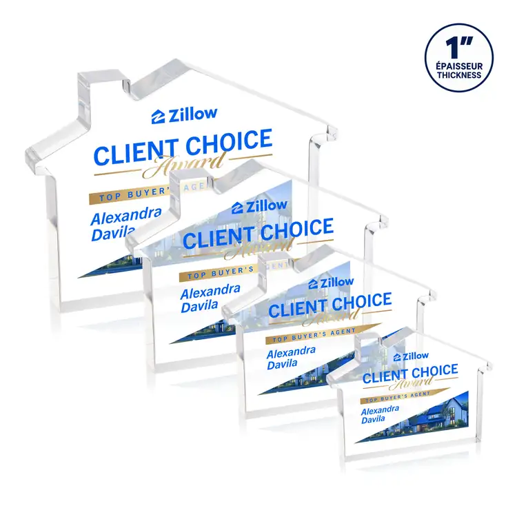 Homestyle Acrylic Award - House - Multicolor