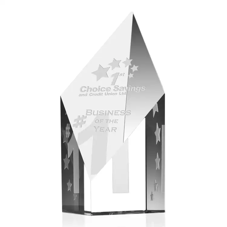 Trophée Honor en cristal optique #2