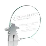 Trophée Inukshuk Clement en aluminium brossé