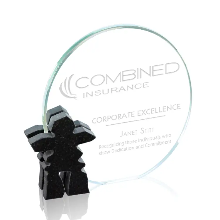 Northern Inukshuk Award in Black Granite