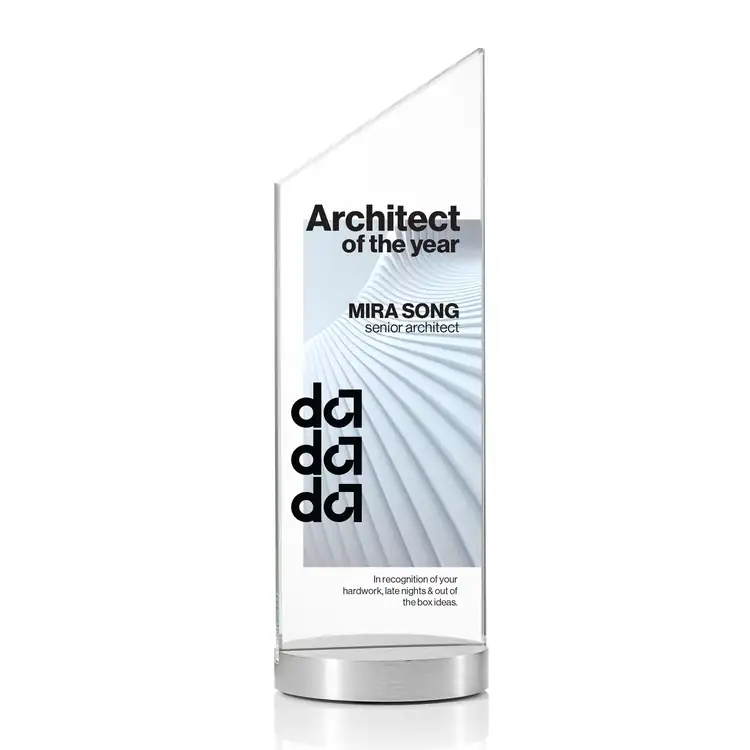 Islington Crystal and Aluminium Award - Multicolor #4