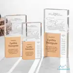 Trophée Jardin en acrylique et bois - Gravure