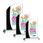Trophée Jarvis en cristal Starfire - Multicolore