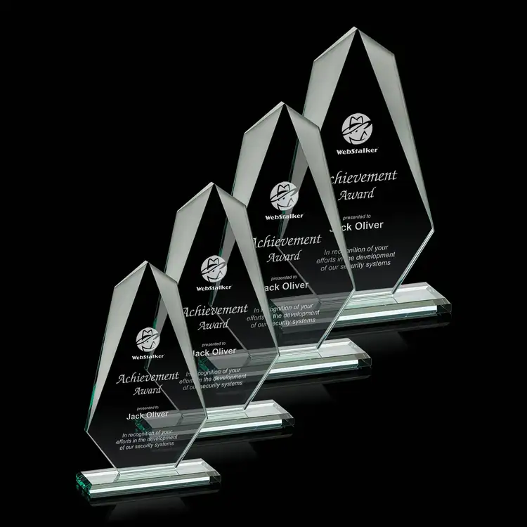 Jemma Jade Glass Award - Deep Etch