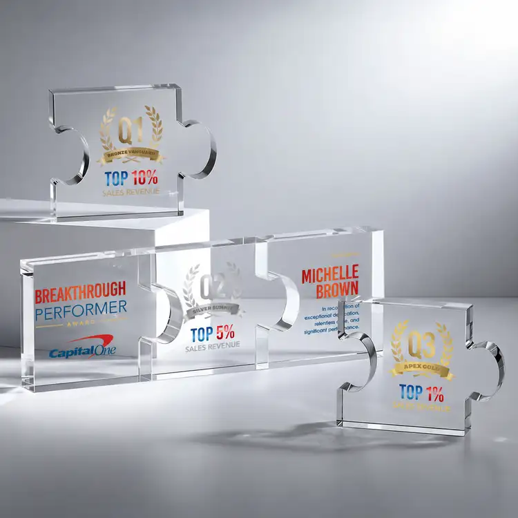 Trophée Jigsaw pièce centrale - Multicolore #2