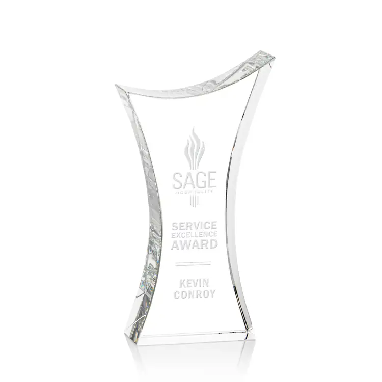 Keighley Optical Crystal Award - Deep Etch #2