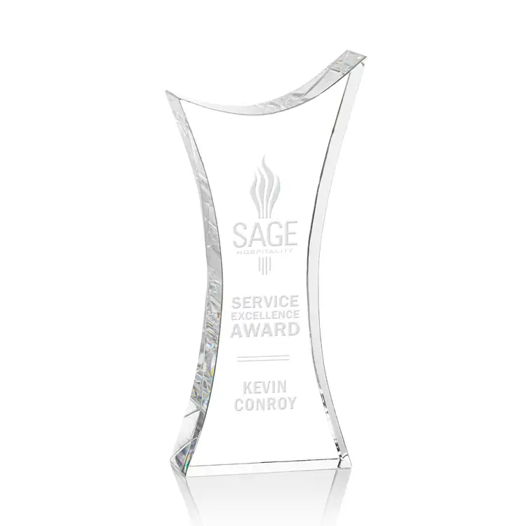 Keighley Optical Crystal Award - Deep Etch #3