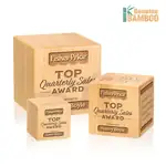 Trophée Kenilworth en bambou - Cube - Gravure