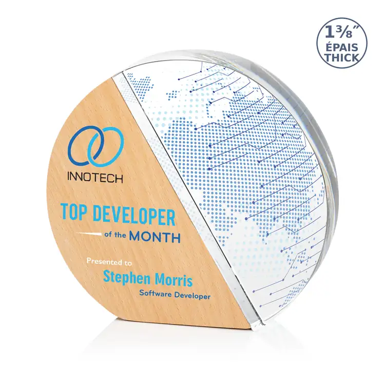 Kenyon Optical Crystal and Beechwood Award - Multicolor #3
