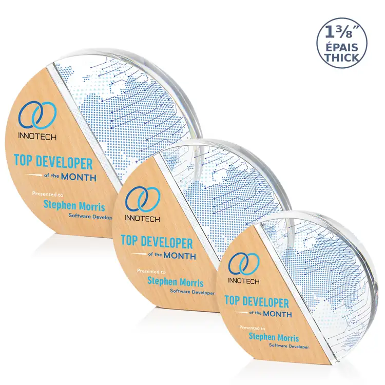Kenyon Optical Crystal and Beechwood Award - Multicolor