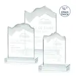 Trophée Kilimanjaro en verre jade
