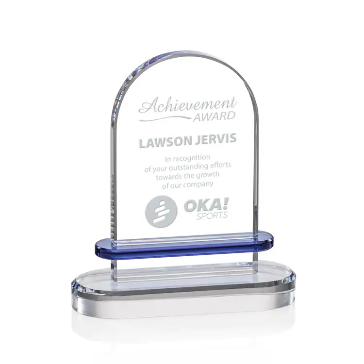 Kilmore Blue Optical Crystal Award #3