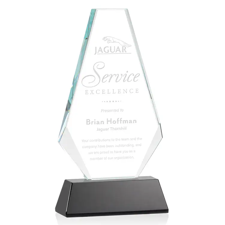Kingsley Award on Newhaven Base - Optical Crystal - Engraved #4