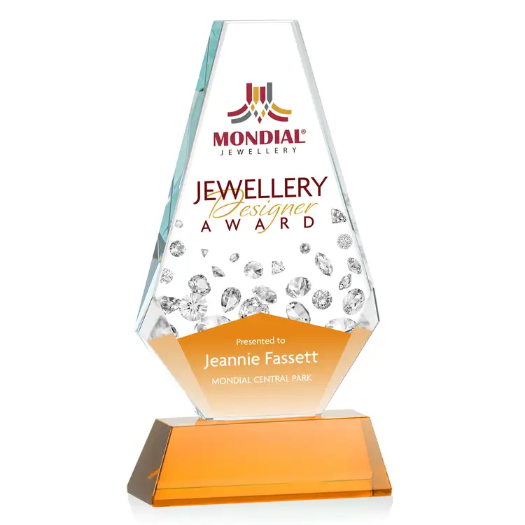 Kingsley Award on Newhaven Base - Optical Crystal - Multicolor #2