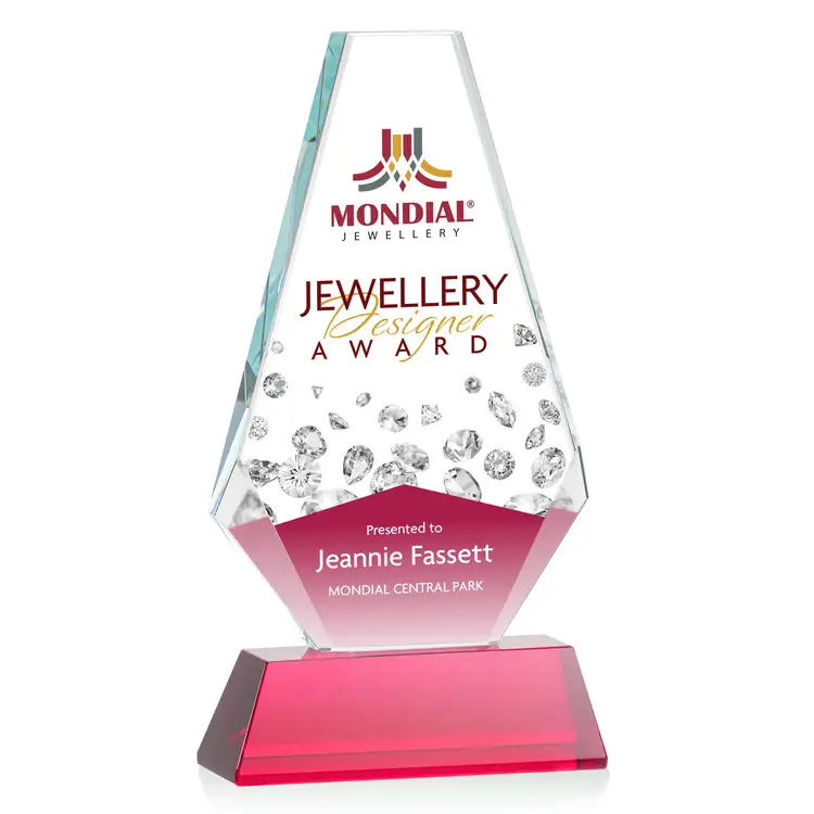 Kingsley Award on Newhaven Base - Optical Crystal - Multicolor #6