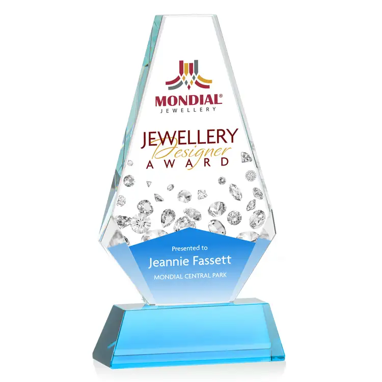 Kingsley Award on Newhaven Base - Optical Crystal - Multicolor #9