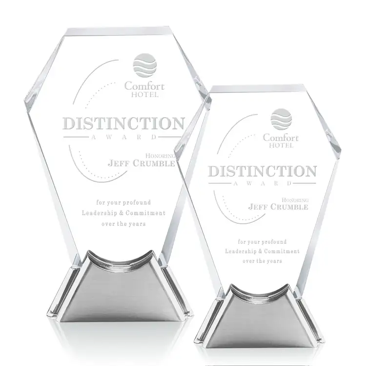 Knightsbridge Starfire Crystal and Aluminum Award
