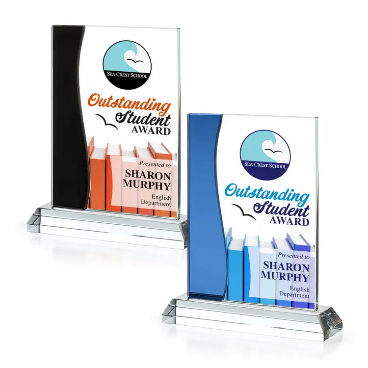 Landfield Award - Starfire Crystal - Multicolor