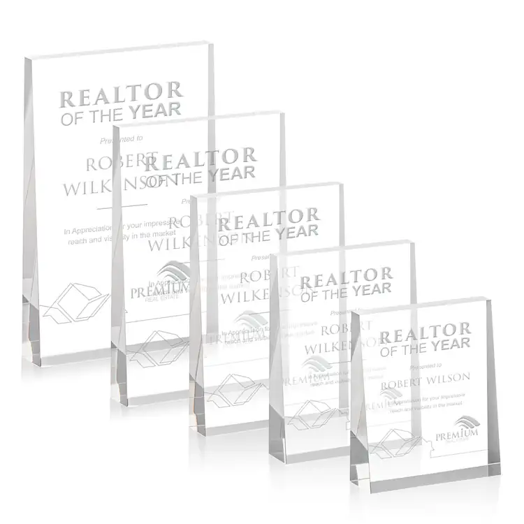 Lansing Acrylic Award - Vertical - Laser Engraving