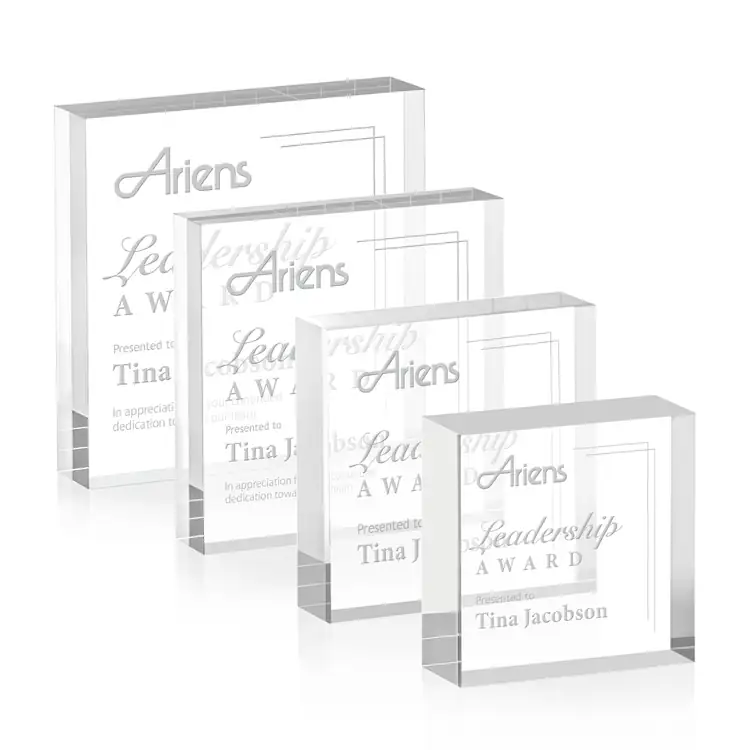 Laval Acrylic Award - Laser Engraved