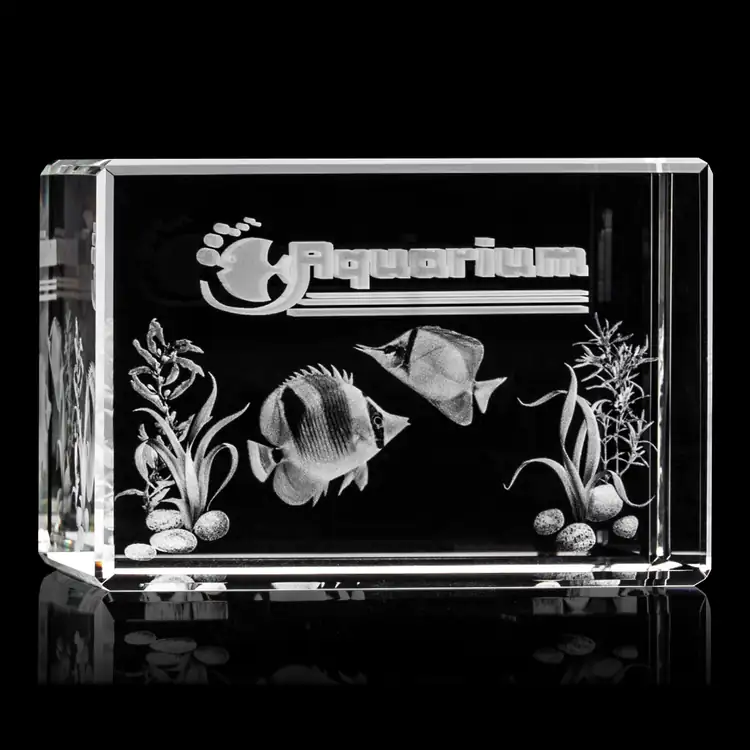 Lexington Optical Crystal Award - 3D Engraving #2