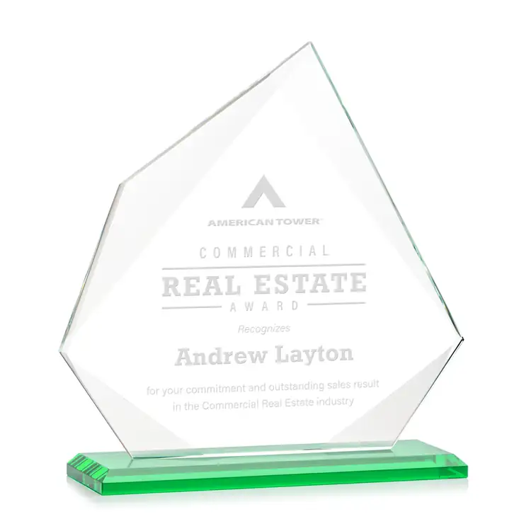 Lexus Starfire Crystal Award - Deep Etch #3