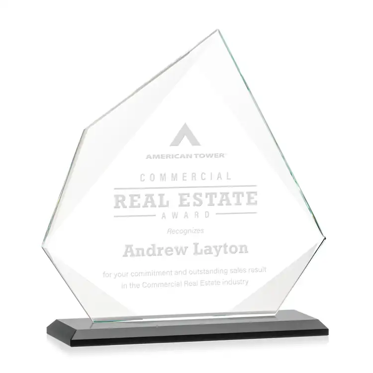 Lexus Starfire Crystal Award - Deep Etch #4
