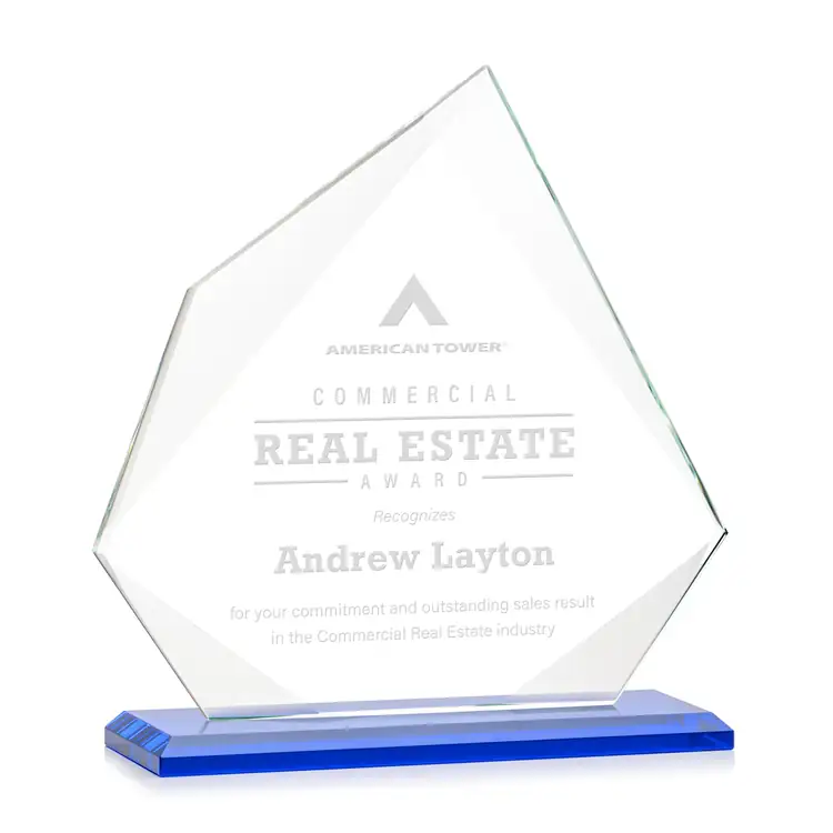 Lexus Starfire Crystal Award - Deep Etch #5