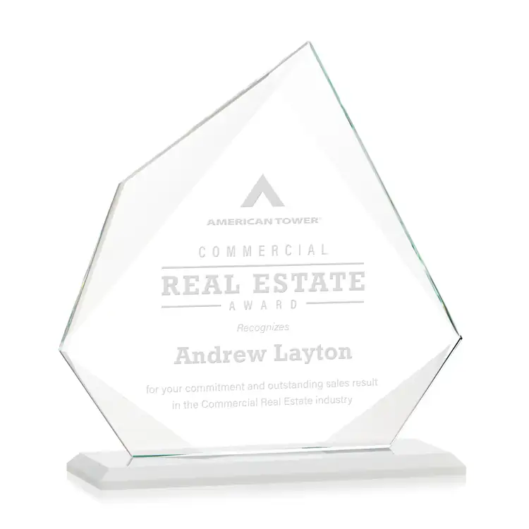 Lexus Starfire Crystal Award - Deep Etch #7