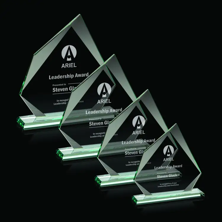 Lexus Jade Glass Award - Deep Etch