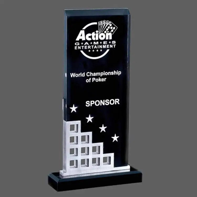 Lisbon Acrylic Award - Laser Engraved #2