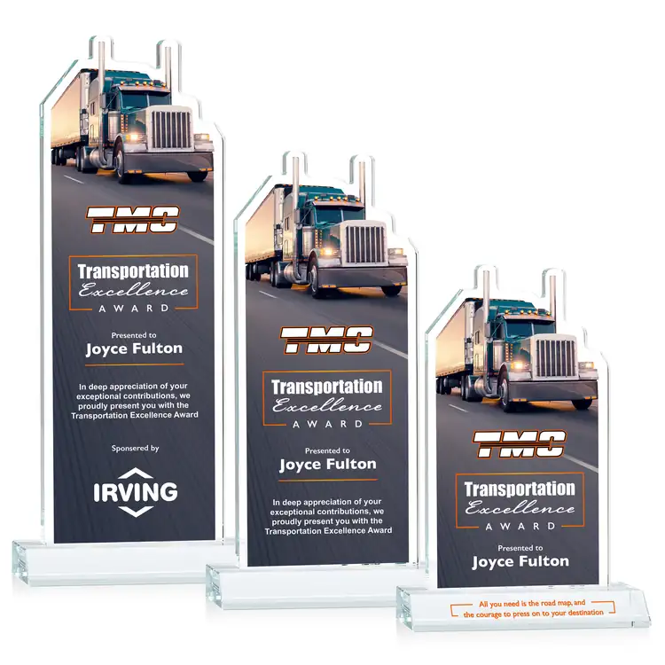 Longhaul Starfire Crystal Award - Multicolor
