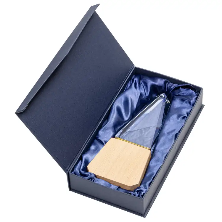 Lonsdale Optical Crystal and Beechwood Award - Deep Etch #5