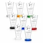 Trophée Mantella avec étoile chromée en cristal Starfire - Gravure