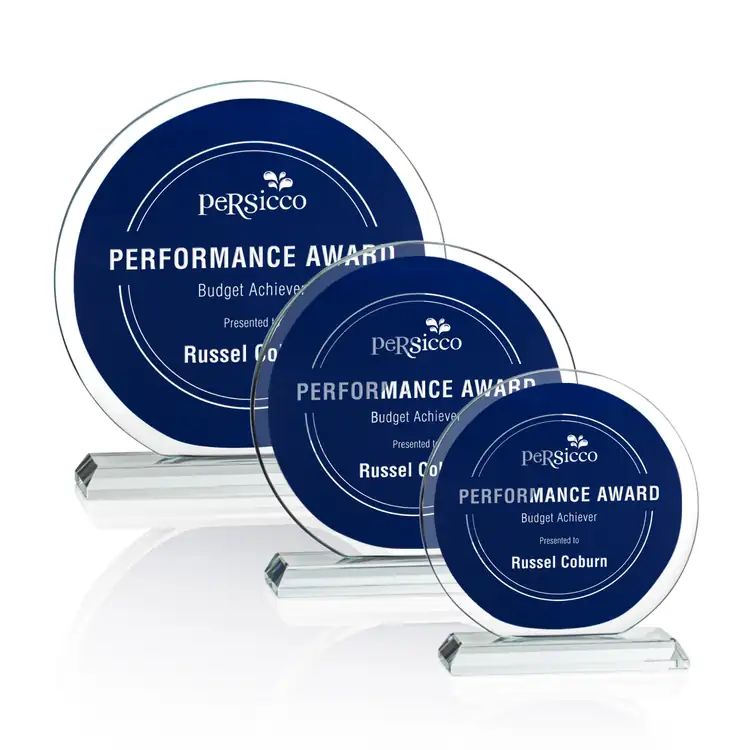 Marcelina Starfire Crystal Award - Laser Engraving