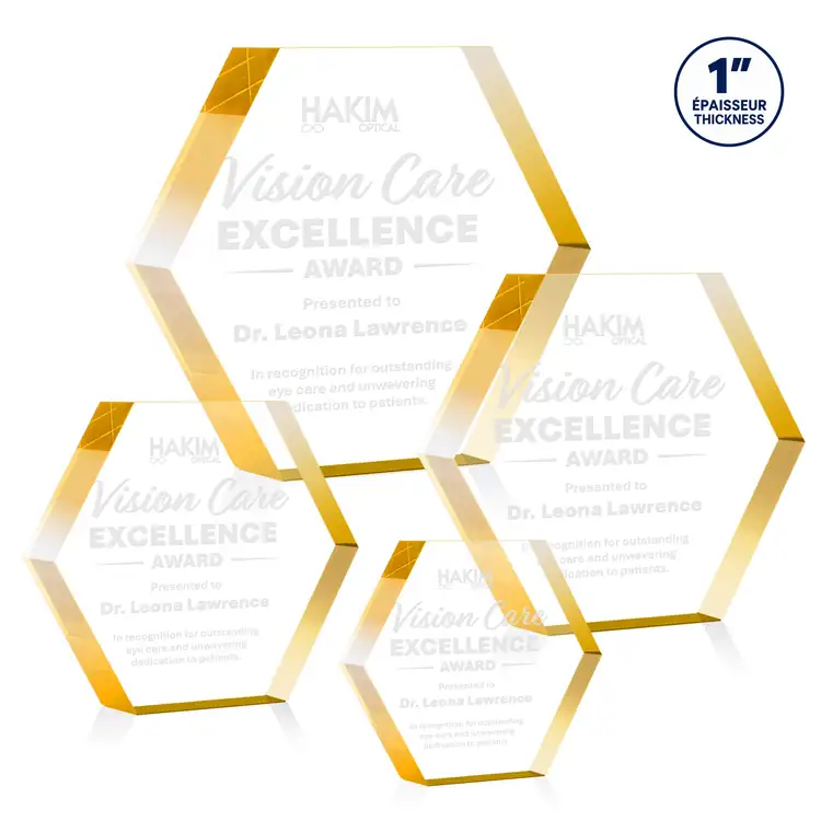 Markville Acrylic Award - Hexagon - Laser Engraving
