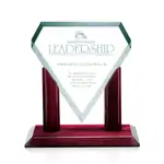 Trophée Marquise en verre jade