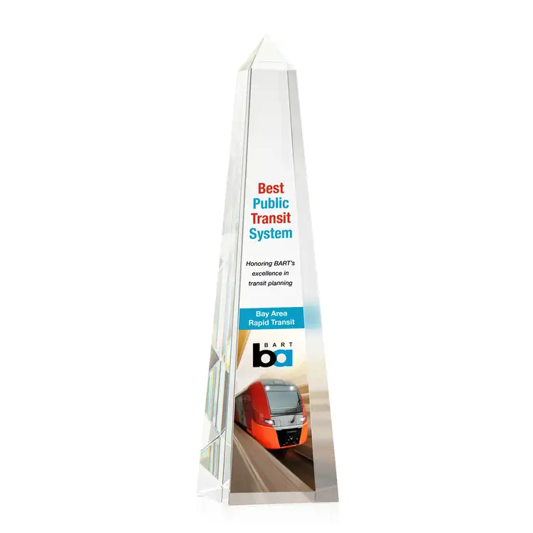 Master Optical Crystal Award - Obelisk - Multicolor #2