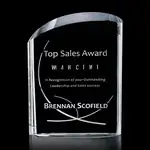 Trophée Matisse en cristal optique